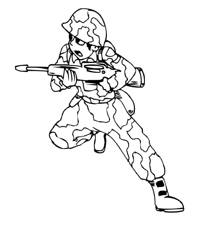 Soldiers Coloring Pages Printable for Free Download