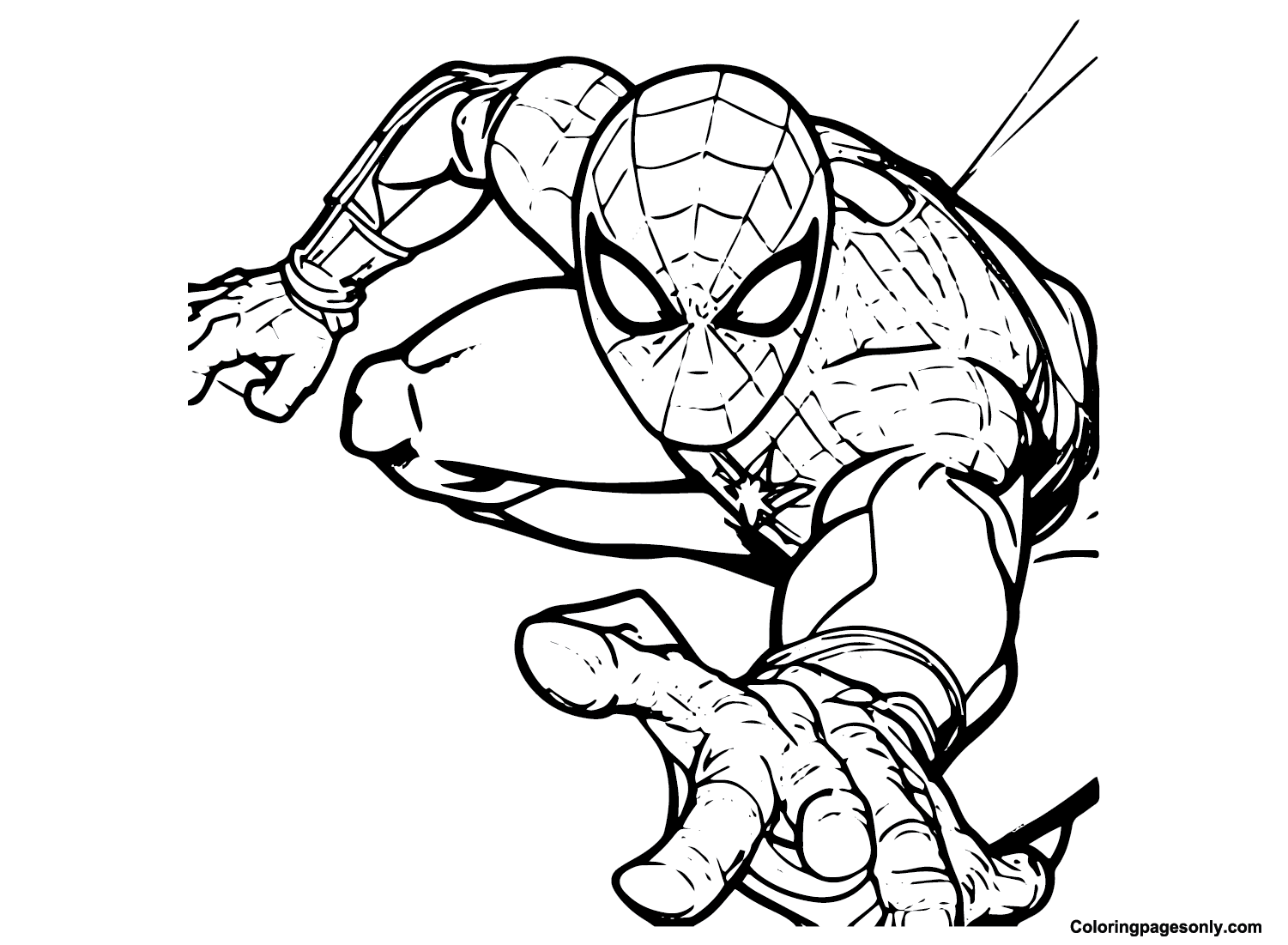 Spidey Coloring Pages Printable For Free Download