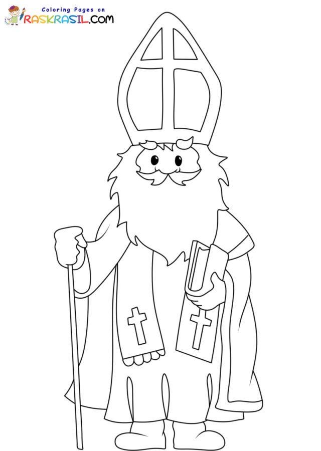 St Nicholas Coloring Pages Printable for Free Download