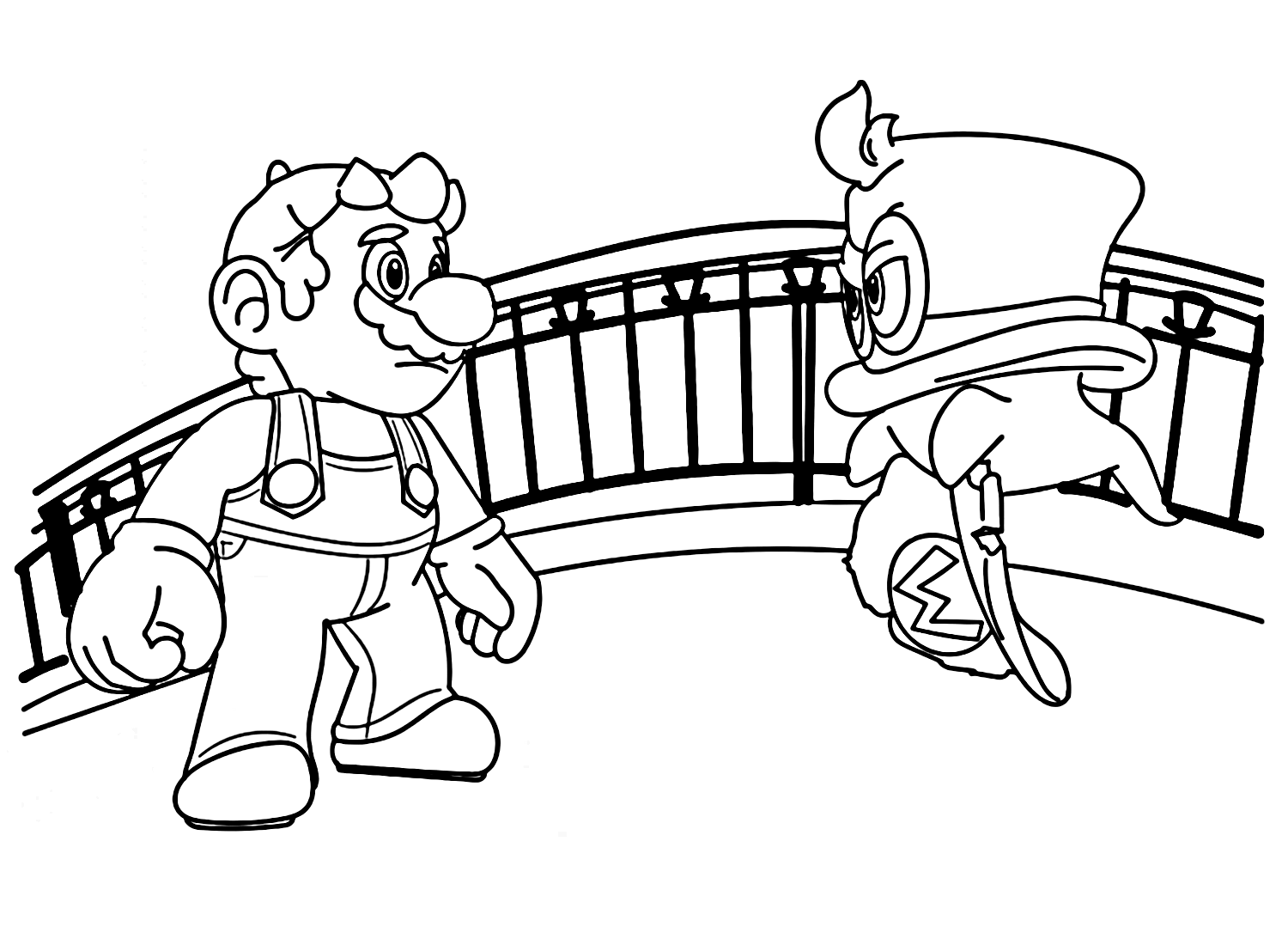 Super Mario Odyssey Coloring Pages Printable For Free Download