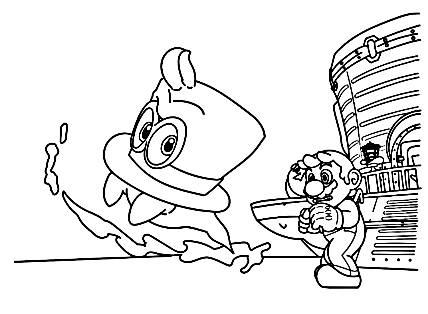 Super Mario Odyssey Coloring Pages Printable For Free Download 0618