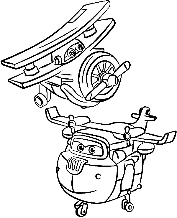 Super Wings Coloring Pages Printable for Free Download