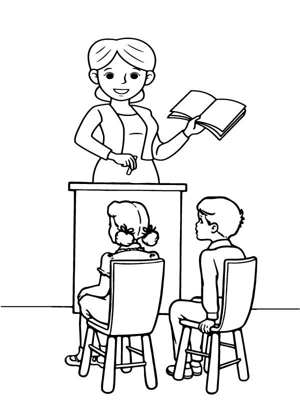 Teachers’ Day Coloring Pages Printable for Free Download