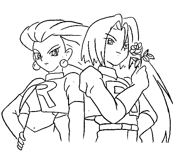 Team Rocket Coloring Pages Printable for Free Download