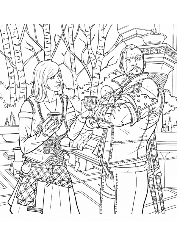 The Witcher Coloring Pages Printable For Free Download 9340