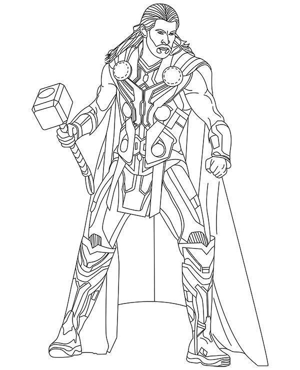 Thor Printable for Free Download