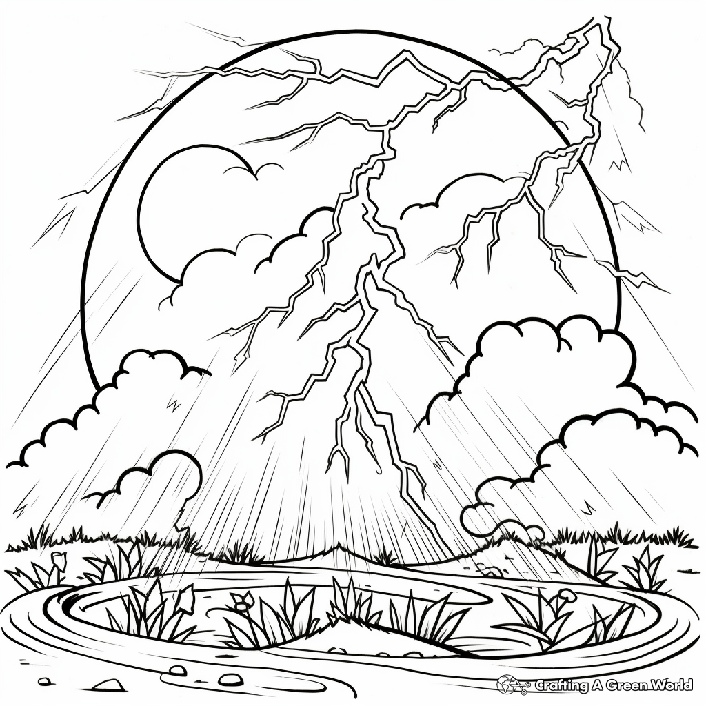 Thunderstorm Coloring Pages Printable For Free Download