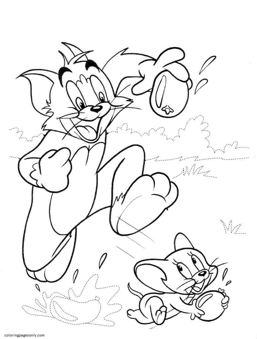 Tom And Jerry Coloring Pages Printable for Free Download