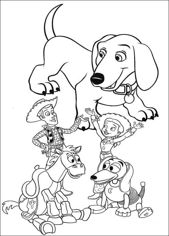 Toy Story Coloring Pages Printable for Free Download