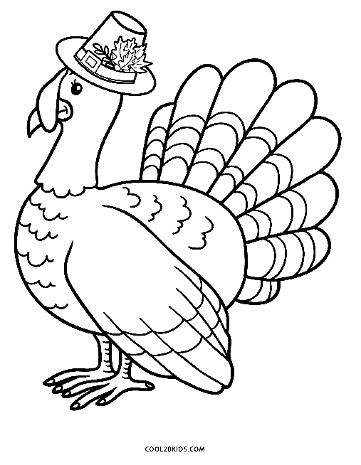 Turkey Coloring Pages Printable for Free Download