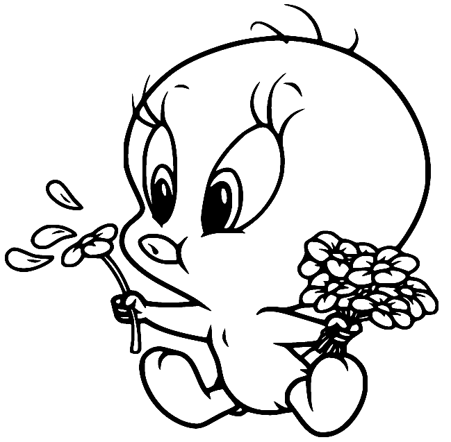 Tweety Coloring Pages Printable for Free Download