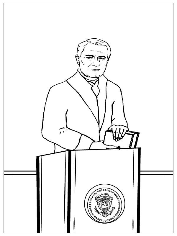 Us Presidents Coloring Pages Printable For Free Download 