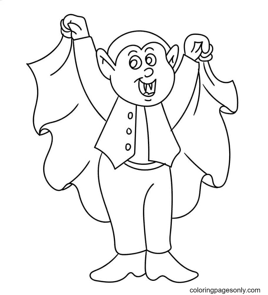 Vampire Coloring Pages Printable for Free Download