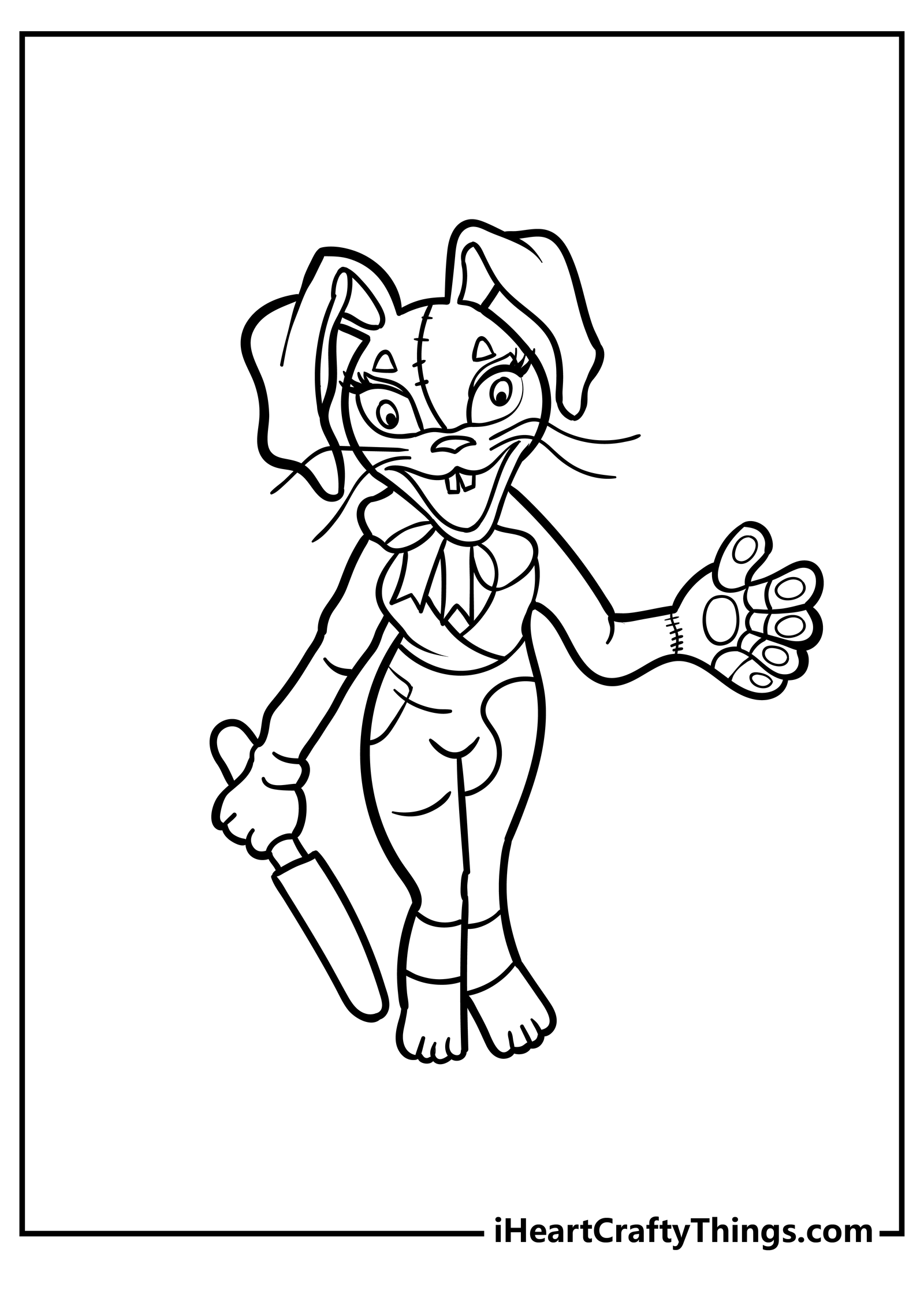 Vanny Coloring Pages Printable for Free Download