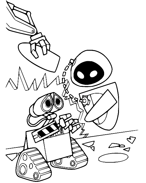 Wall E Coloring Pages Printable For Free Download