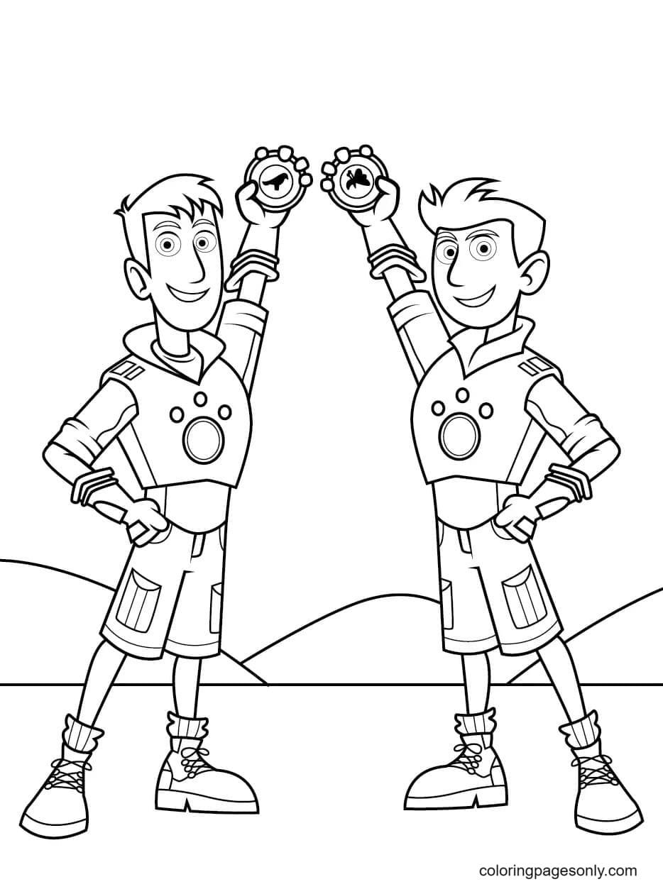 Wild Kratts Coloring Pages Printable for Free Download