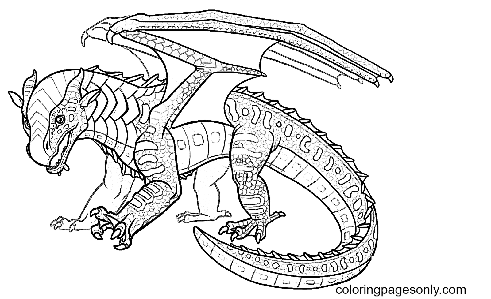 Wings Of Fire Coloring Pages Printable For Free Download