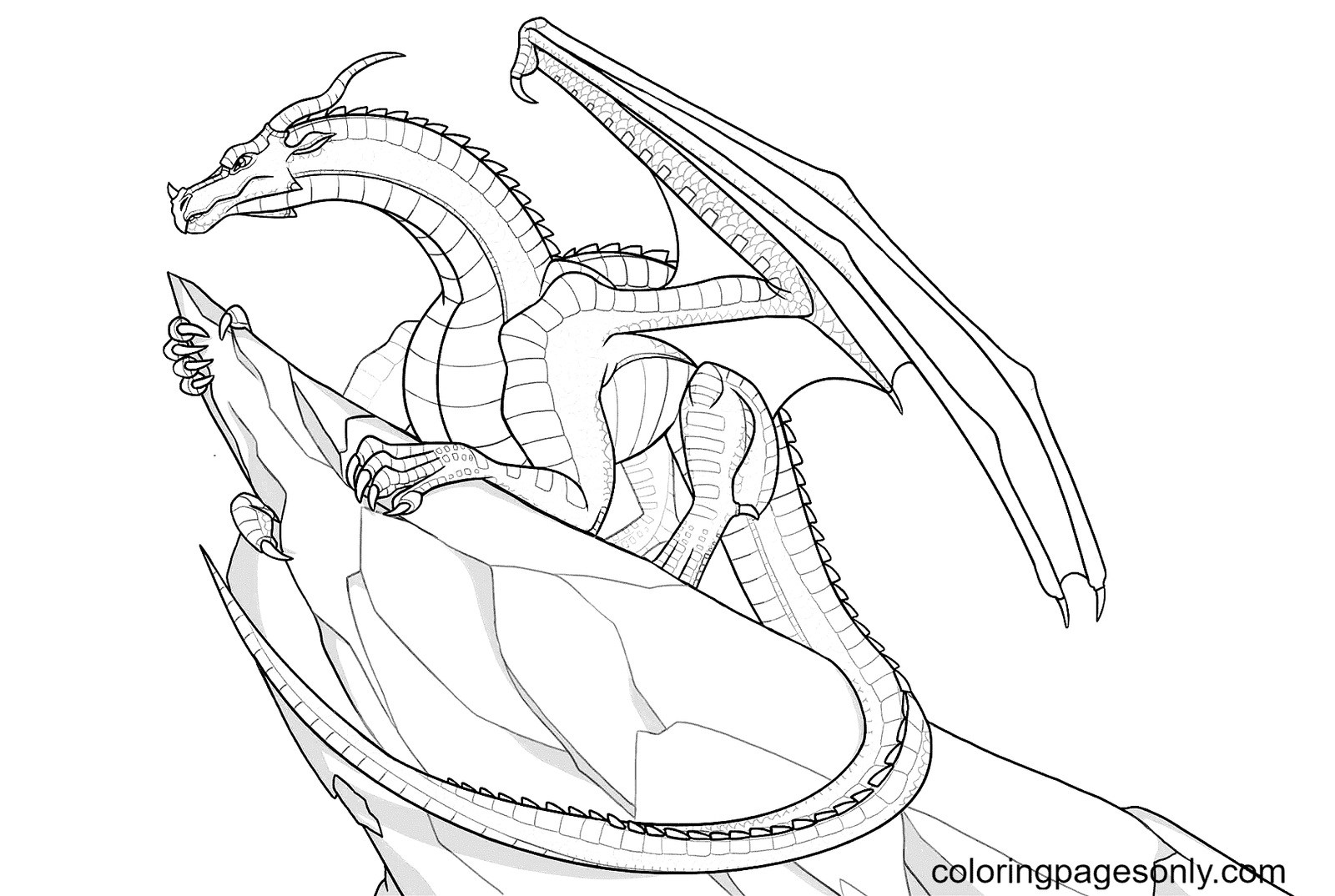 Wings Of Fire Coloring Pages Printable for Free Download