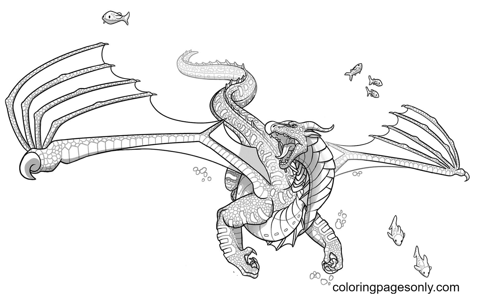 Wings Of Fire Coloring Pages Printable For Free Download