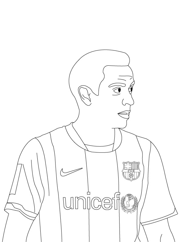 Xavi Coloring Pages Printable For Free Download