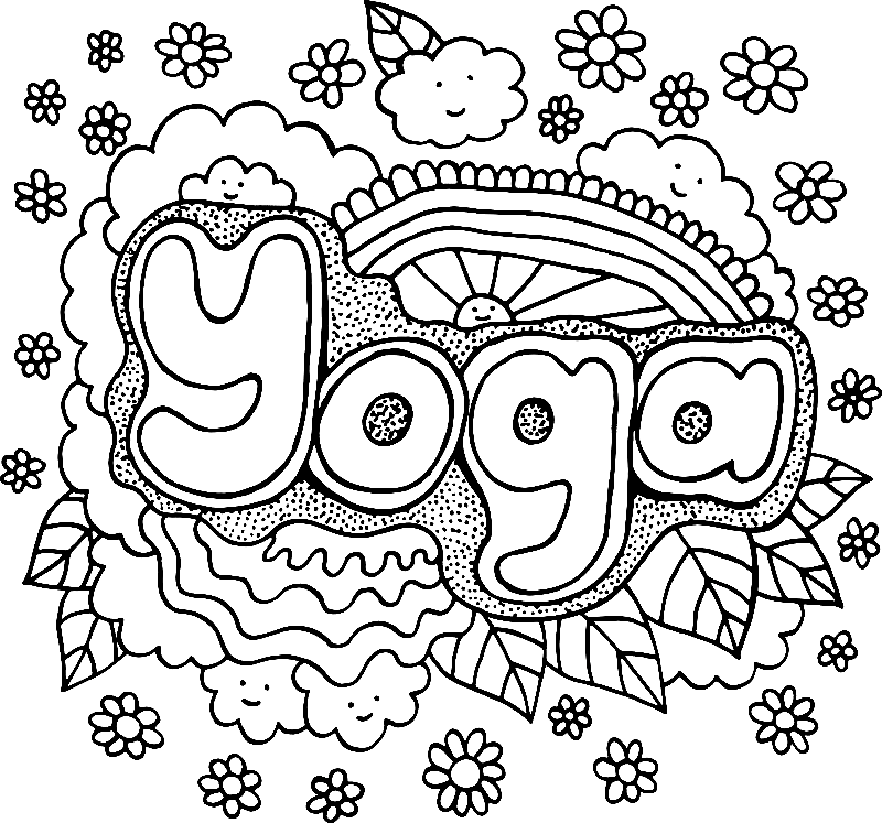 Yoga Coloring Pages Printable for Free Download