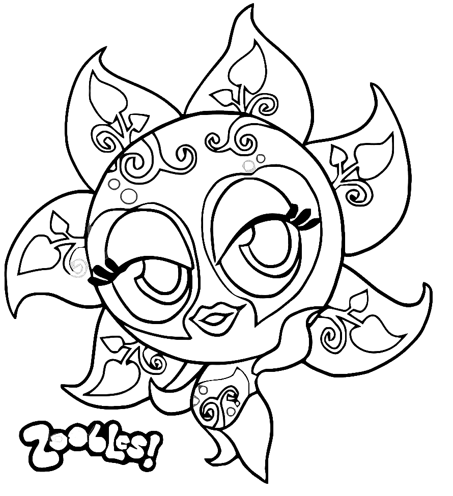 Zoobles Coloring Pages Printable for Free Download