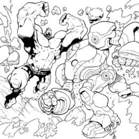 10 Avengers Hulkbuster Coloring Pages for Superhero Enthusiasts