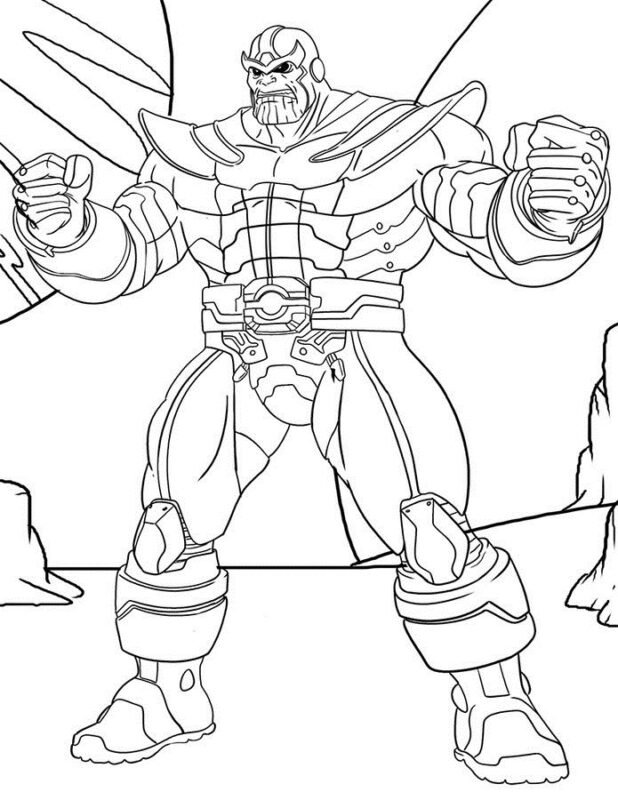 Unleash Your Inner Artist with Thanos Coloring Pages Printable for Free ...