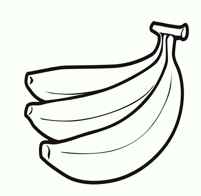 Monkey with Banana Coloring Pages - Get Coloring Pages