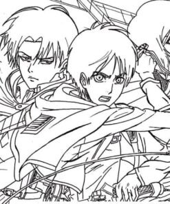 Attack On Titan (AOT) Coloring Pages Printable for Free Download