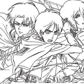 Attack On Titan (AOT) Coloring Pages Printable for Free Download