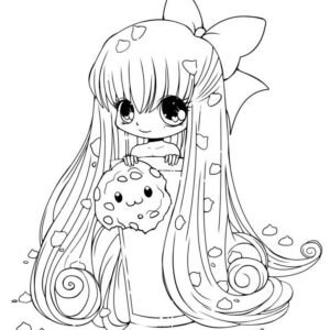 Chibi Anime Coloring Pages  Coloring Pages For Kids And Adults