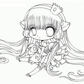 Chibi Colouring Pages Printable for Free Download