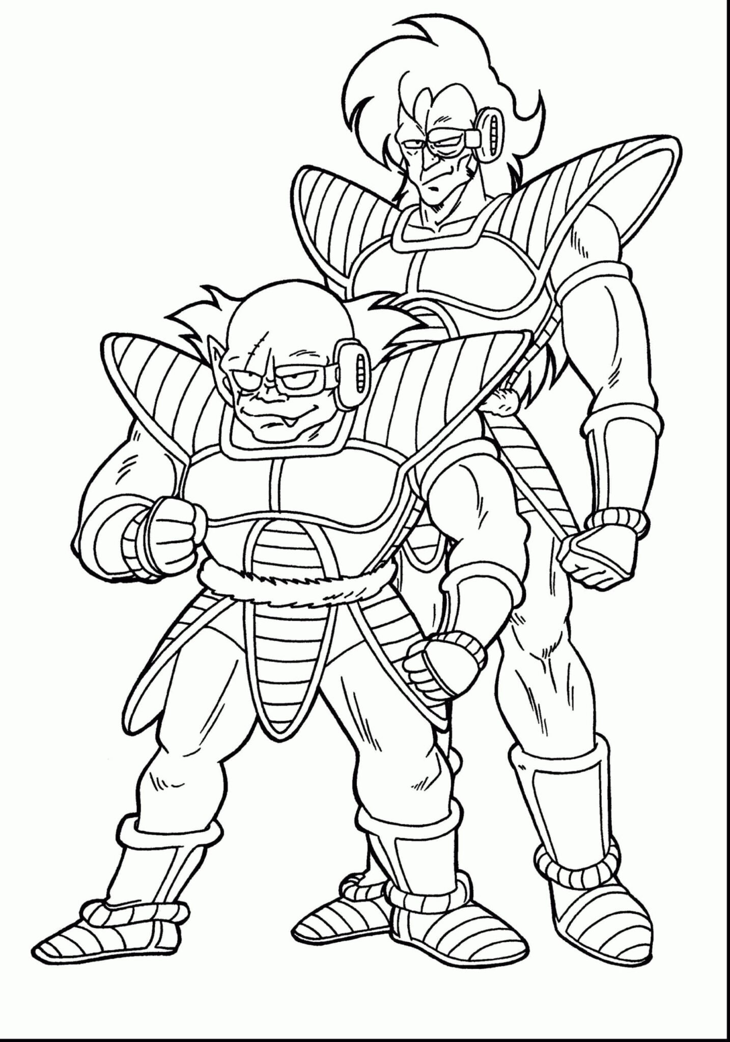 Ride the Wave of Adventure with Dragon Ball Z Coloring Pages Printable ...