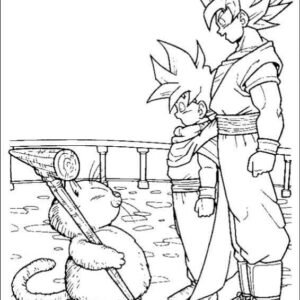 Dragon Ball Z Coloring Pages  Dragon ball, Goku desenho, Desenhos