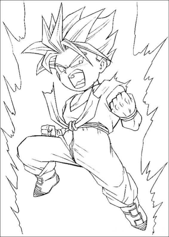Goku Dragon Ball Z Colorir