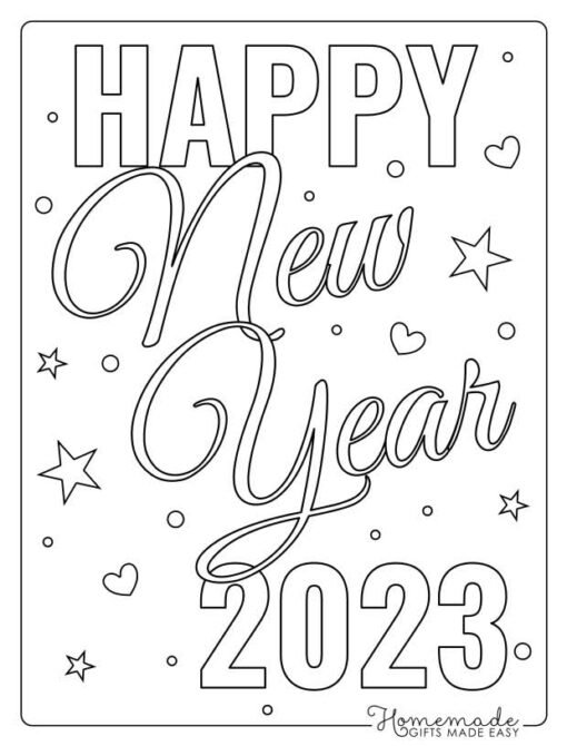 Colorful Cheer - Welcome 2023! Printable For Free Download