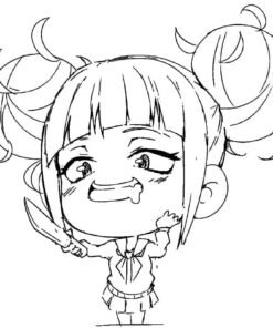 Himiko Toga Coloring Pages Printable for Free Download