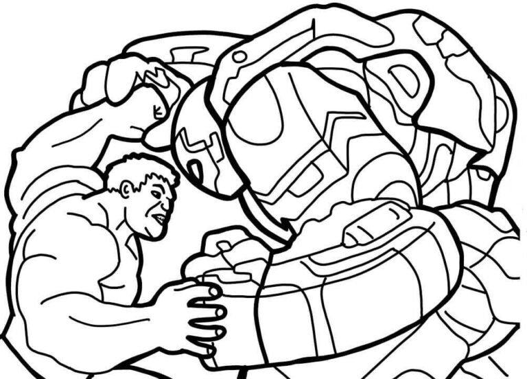 Relive The Marvel Of The Hulkbuster With These Coloring Pages Printable