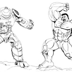 10 Avengers Hulkbuster Coloring Pages for Superhero Enthusiasts