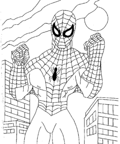 Spiderman Coloring Pages Printable for Free Download