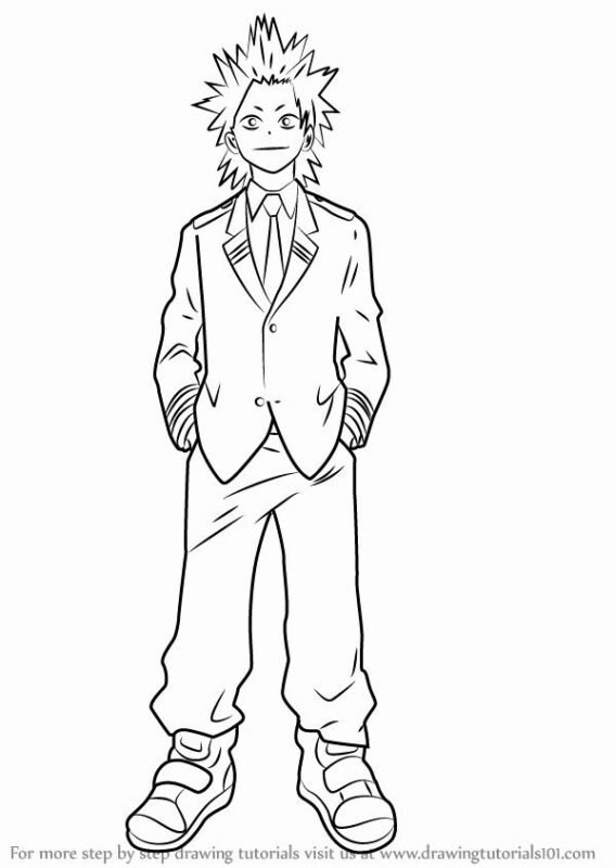 Show Off Kirishima's Hardening Quirk Printable for Free Download