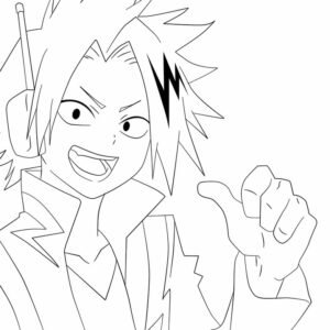 Kirishima Coloring Pages Printable for Free Download