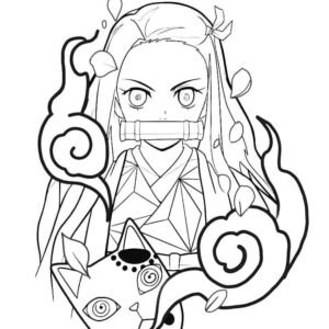 Nezuko Coloring Pages  65 Picrures Free Printable