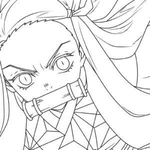 Desenhos da Nezuko de Demon Slayer para colorir, baixar e imprimir -  Coloring Pages SK