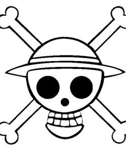 🖍️ One Piece Logo - Printable Coloring Page for Free 