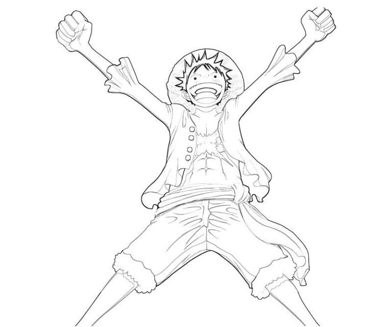 Color the Characters of One Piece! Printable for Free Download