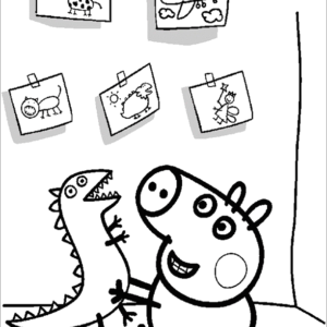 Peppa Pig coloring pages printable games #2