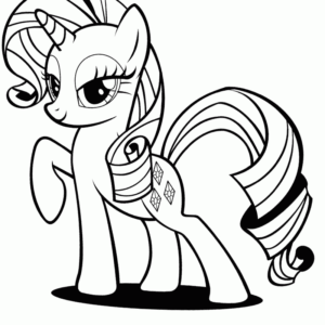 My Little Pony Coloring Pages: English ESL worksheets pdf & doc