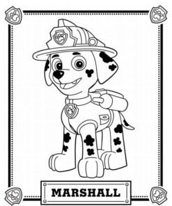 Paw Patrol Coloring Pages Printable for Free Download